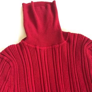 Sweater, long sleeve, red